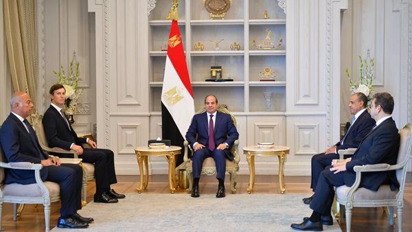 جاريد كوشنر ينقل تحيات ترامب لـ السيسي
