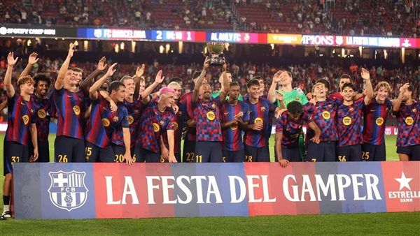 لقطات من تتويج برشلونة بكأس خوان جامبر على حساب الأهلي
