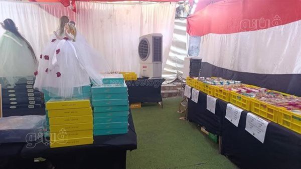 جولة داخل معرض حلوى المولد النبوي ببنها، أسعار تبدأ من 125 جنيهًا للكيلو (فيديو وصور)