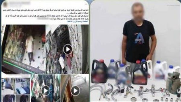 دخل كزبون وخرج بغنيمة، سقوط لص سرق محلا تجاريا بأسلوب المغافلة في دمياط (فيديو)