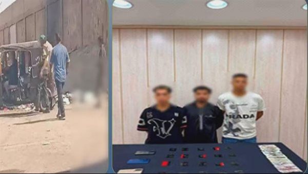 فيديو يكشف المستور، سقوط عاطلين بتهمة ترويج المخدرات بواسطة توك توك في المعصرة