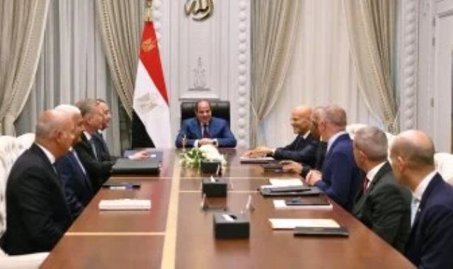 توجيهات رئاسية لترسيخ دور مصر كمركز لتداول وإسالة وتصدير الغاز