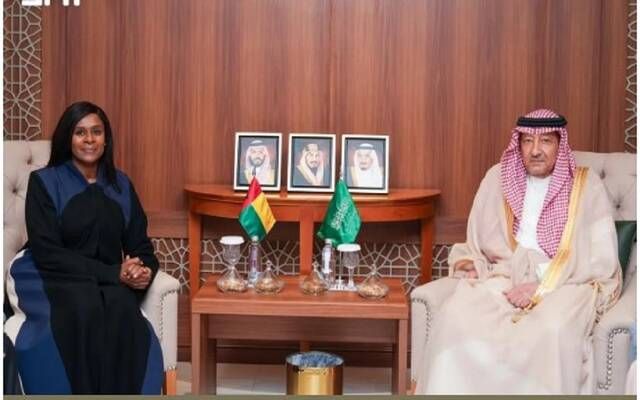 الخريجي يبحث تعزيز العلاقات مع وزيري خارجية غينيا بيساو والمالديف
