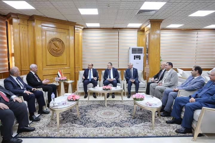 محافظ المنيا ورئيس الجامعة يستقبلان وزير التعليم العالي والبحث العلمي في رحاب جامعة المنيا