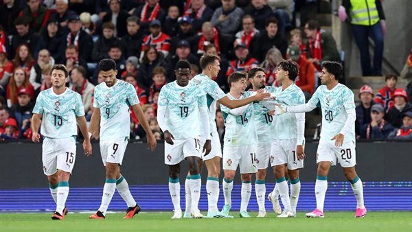 دوري الأمم الأوروبية، البرتغال تتقدم على النرويج 1-0 في الشوط الأول