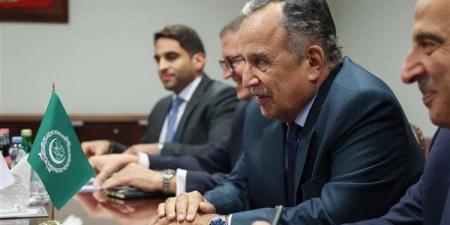 تفاصيل لقاء أمين الجامعة العربية مع لافروف في نيويورك (صور)