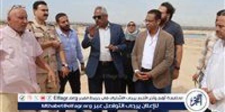 نائب محافظ سوهاج يتفقد سير العمل بمحطتي معالجة الصرف الصحي بالغريزات والجلاوية
