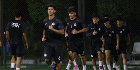 منتخب شباب 2007 يختتم تدريباته استعدادًا لمواجهة المغرب بتصفيات شمال أفريقيا