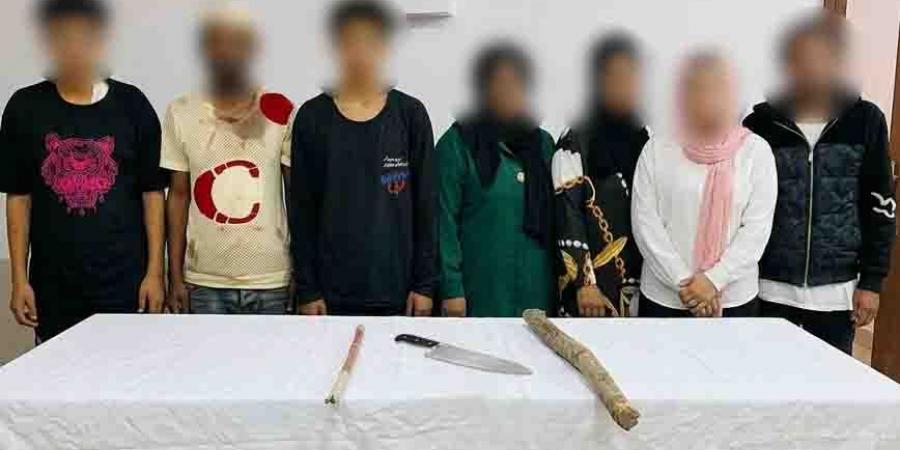 بسبب معاكسة سيدة، ضبط 7 أشخاص في واقعة فيديو متداول لمشاجرة بأكتوبر
