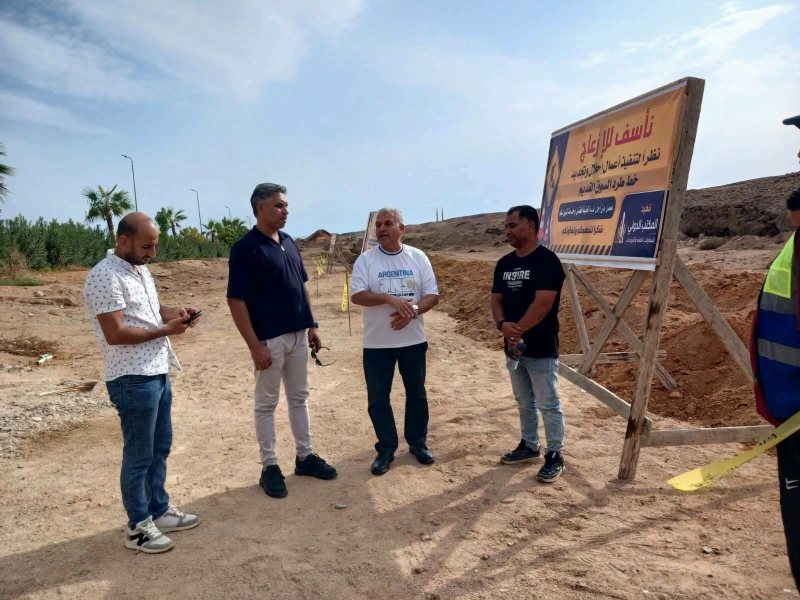 رئيس مياه سيناء يتابع ميدانيًا مشروعات الإحلال والتجديد بشرم الشيخ