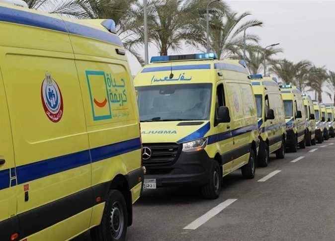 ارتفاع ضحايا ومصابي 3 حوادث تصادم بالصحراوي الشرقي في المنيا إلى 4 وفيات و61 مصابًا