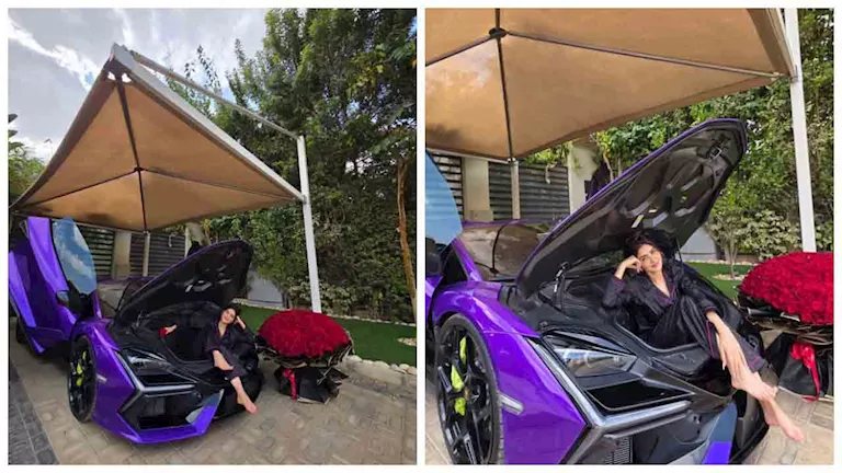 مي عمر تنشر صورا جديدة مع سيارتها "لامبورجيني" وبدرية طلبة تعلق