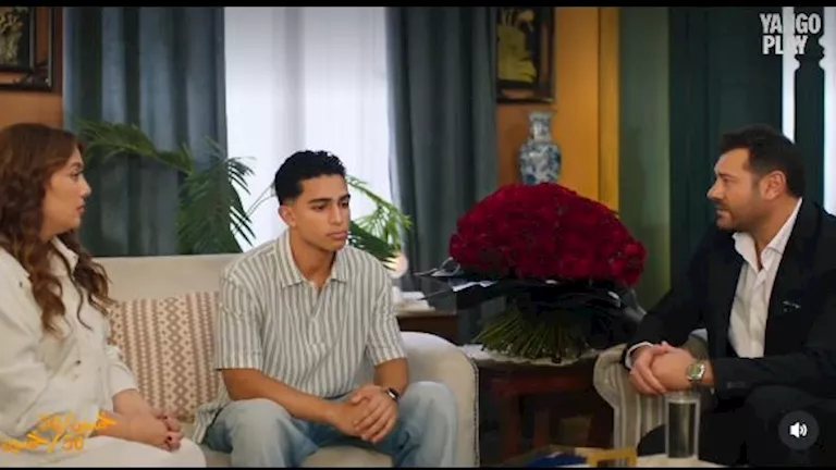 بالصور| عمرو يوسف مفاجأة الحلقة الأخيرة من مسلسل خمسين/خمسين