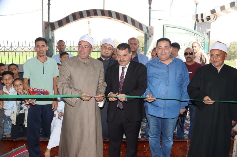 افتتاح مسجدين في إهناسيا الخضراء وقفطان الغربية ببني سويف
