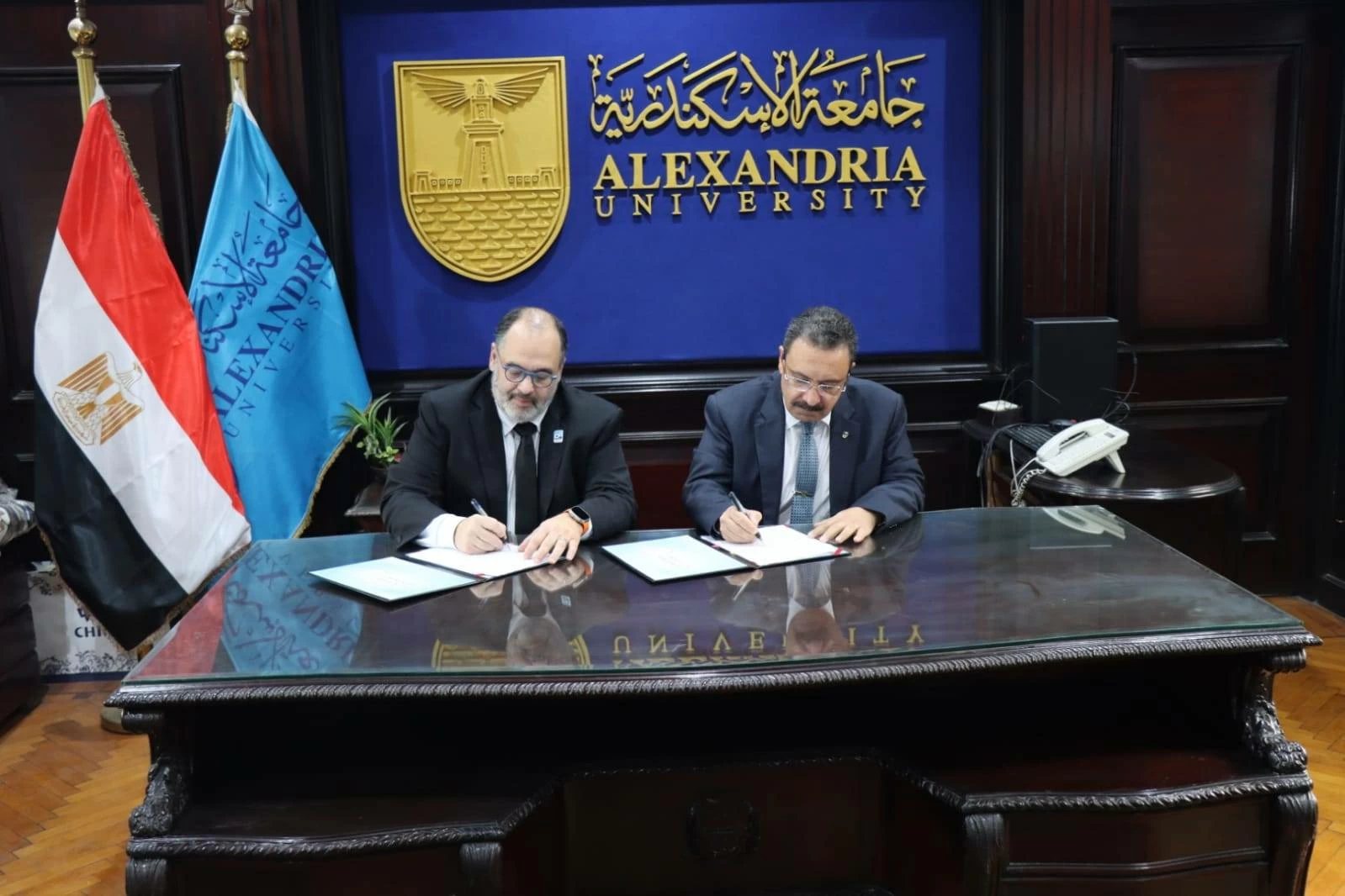 جامعتا الإسكندرية وبنسلفانيا الأمريكية توقعان مذكرة تفاهم لتعزيز الشراكة الأكاديمية والبحثية