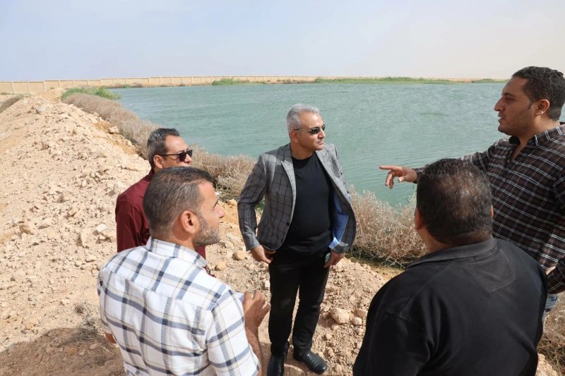 شركة المياه تتفقد محطة معالجة الصرف الصحي في مرسى مطروح لمتابعة منظومة التشغيل