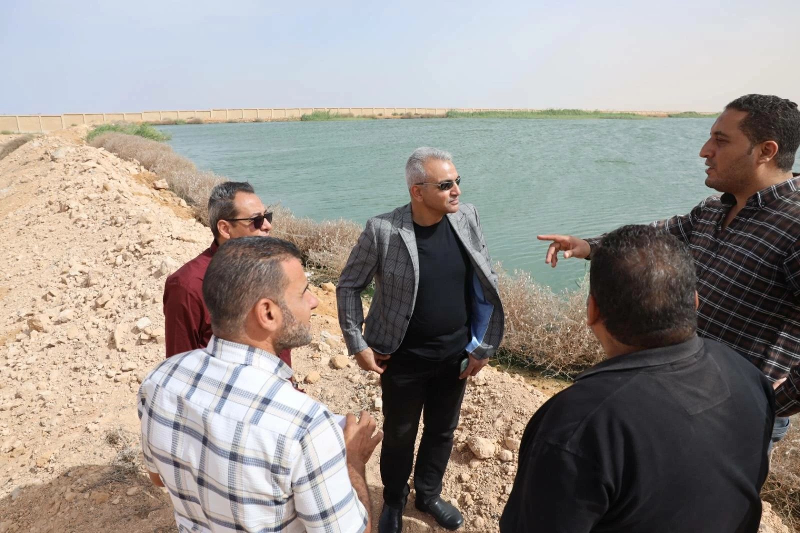 شركة المياه تتفقد محطة معالجة الصرف الصحي في مرسى مطروح لمتابعة منظومة التشغيل