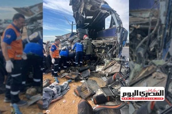 جامعة المنيا تنعى موظفًا لقي مصرعه في حادث أتوبيس «أمواج» بطريق مصر أسيوط الغربي