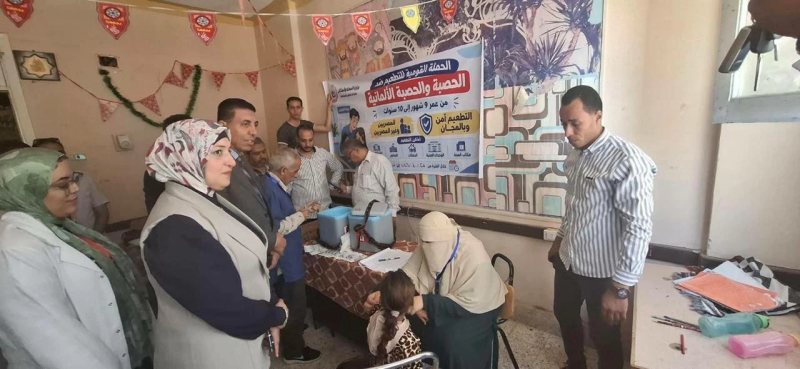 تكليفات تنفيذية بالمتابعة الميدانية للحملة القومية للتطعيم ضد الحصبة والحصبة الألمانية بالمنيا