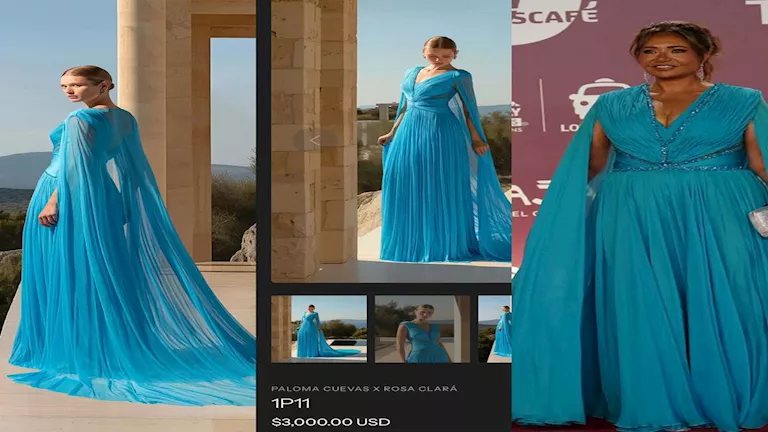 فستانها بـ 160 ألف جنيه.. ليلى علوي بالأزرق الفيروزي في افتتاح مهرجان الجونة السينمائي