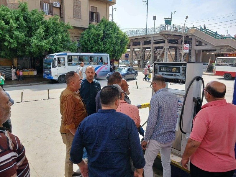 ضبط 1800 لتر سولار و6 شكائر سماد مدعم و تلاعب في معيار ضخ البنزين في المنيا