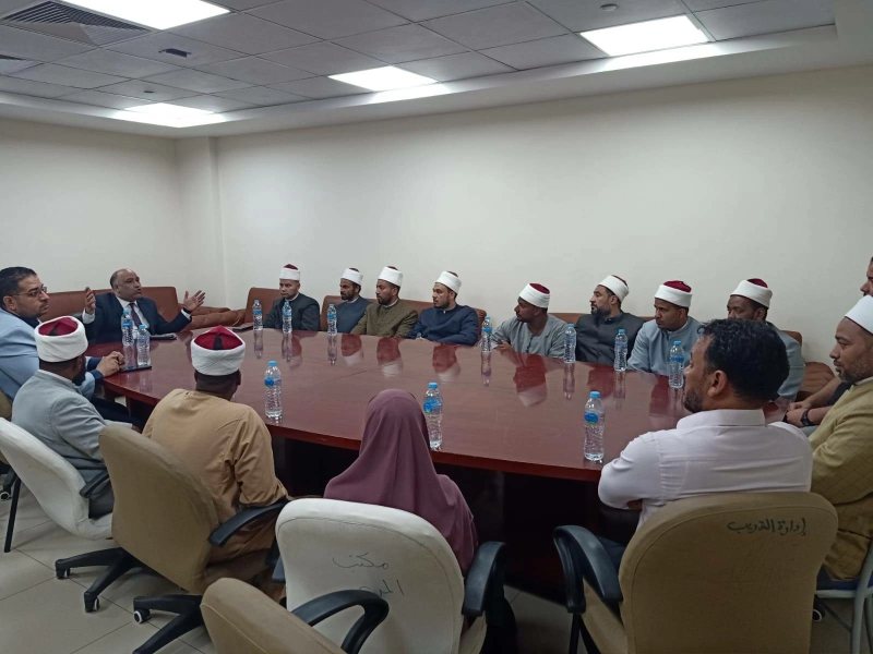 هيئة الرعاية الصحية بأسوان تستقبل القافلة الدعوية لمجمع البحوث الإسلامية بمستشفى كوم أمبو المركزي