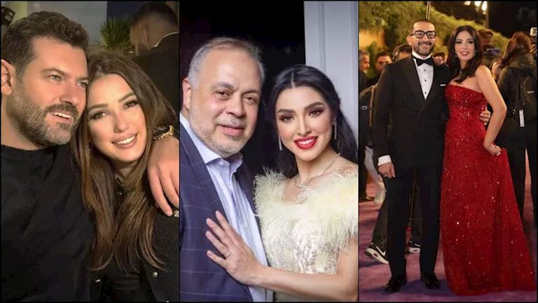 منى وكندة وروجينا.. 5 نجوم دعموا زوجاتهم في الوسط الفني