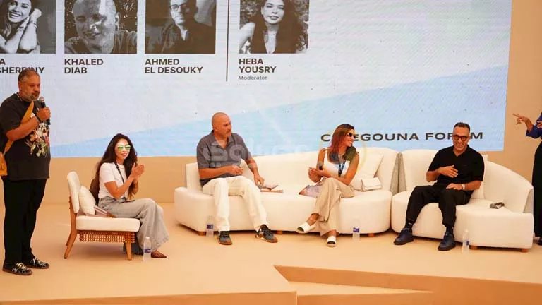 خالد دياب في مهرجان الجونة السينمائي: الشعب المصري دمه خفيف وإضحاكه شيء صعب
