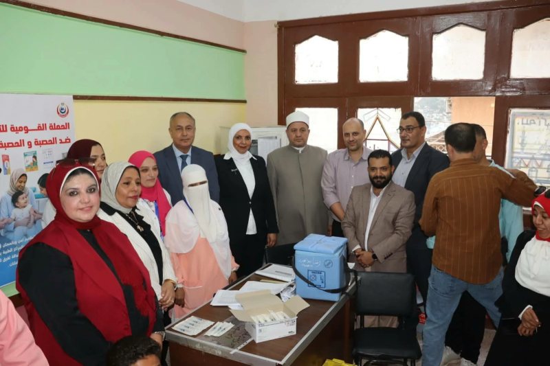 بدءا من اليوم.. 842 فرقة للتطعيم ضد الحصبة والحصبة الألمانية بالقليوبية