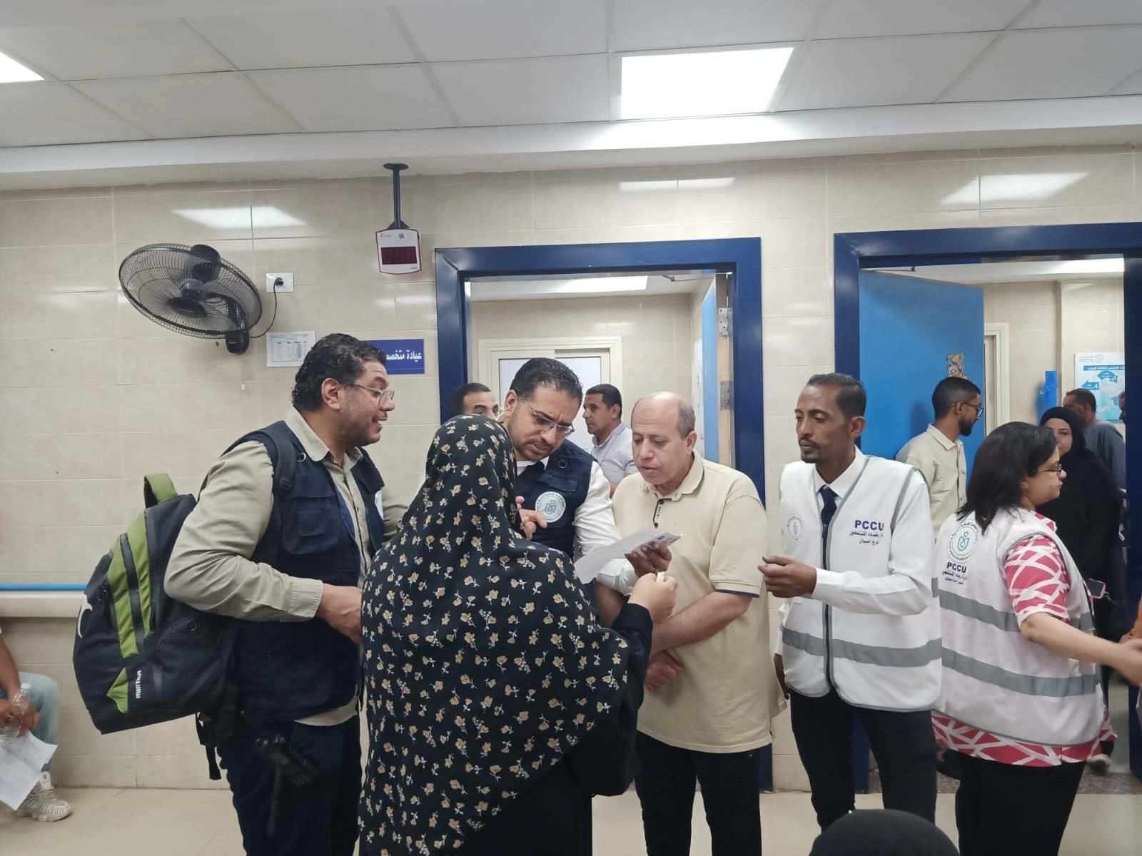 انطلاق أول أيام القافلة الطبية المجانية بكوم أمبو وإدفو في أسوان