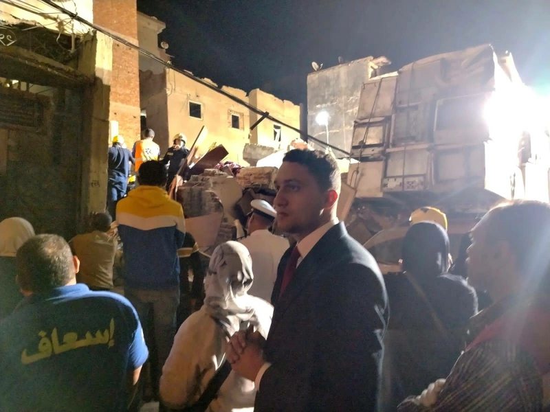 5 وفيات ومصابان حصيلة ضحايا انهيار عقار الترعة المردومة بالإسكندرية