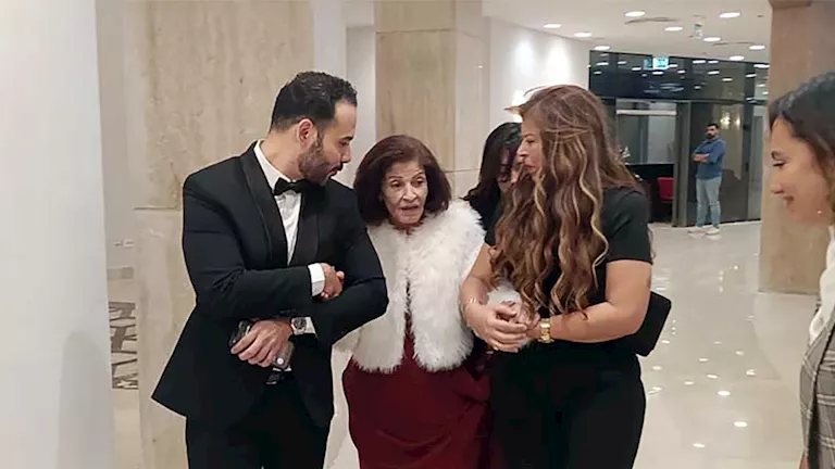 أول ظهور لـ عائشة الكيلاني بعد فترة طويلة من الغياب.. صور