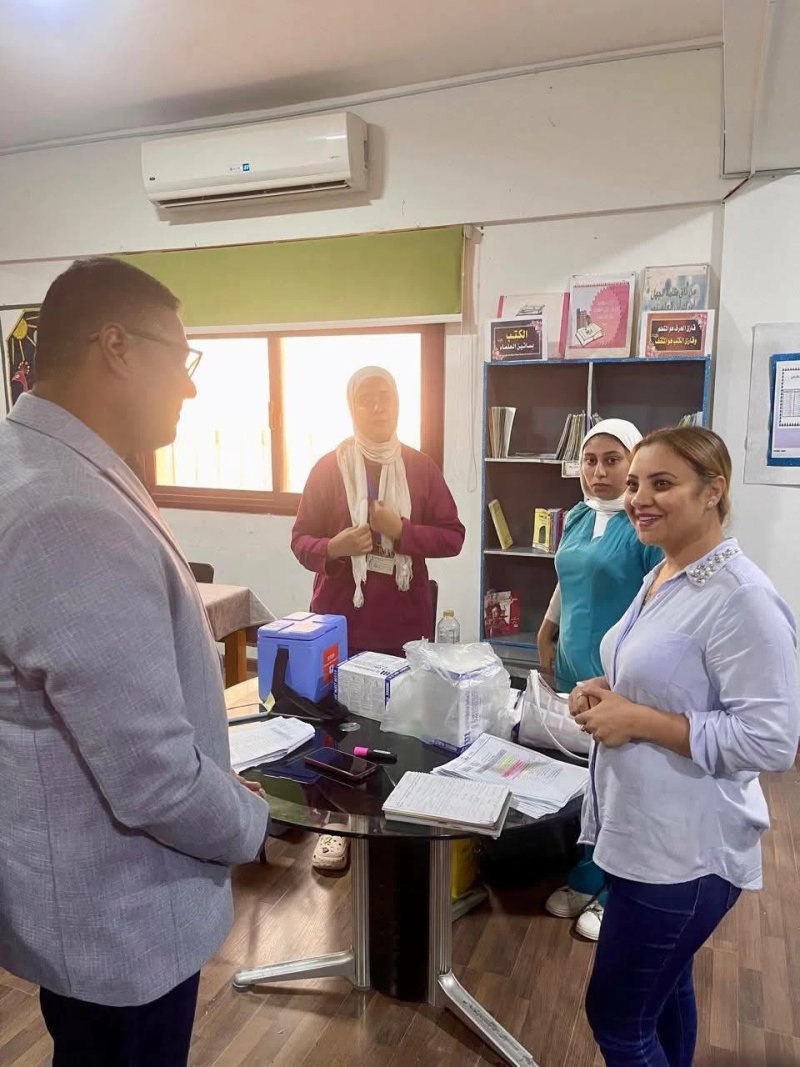 وكيل صحة البحر الأحمر يتابع انطلاق الحملة القومية للتطعيم ضد الحصبة والحصبة الألمانية