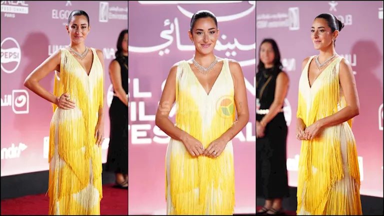صور.. أمينة خليل تتألق في حفل ختام مهرجان الجونة السينمائي 2026
