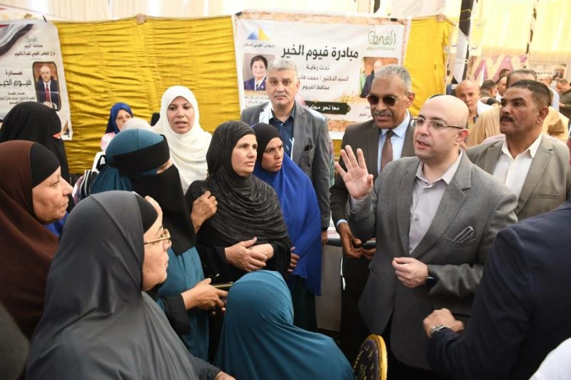 محافظ الفيوم: 4048 مواطنًا استفادوا من خدمات وأنشطة مبادرة «فيوم الخير» بقرية سنهور القبلية