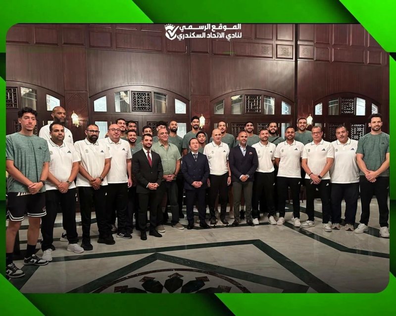 سفير مصر فى سوريا يلتقى بعثة سلة الاتحاد السكندري ويحثها على التتويج ببطولة دمشق الدولية